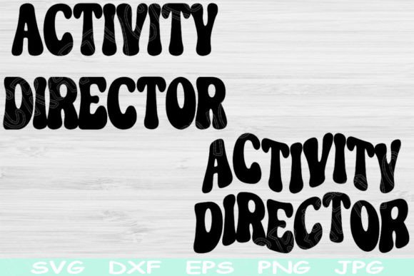Activity Director SVG: Friendly Graphics for Crafts