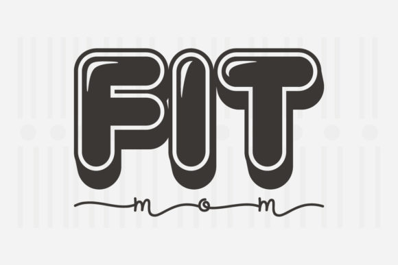 Fit Mom Mother’s Day SVG Graphics for Crafts