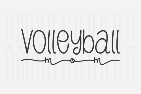 Volleyball Mom Mother’s Day SVG Graphics for Crafts